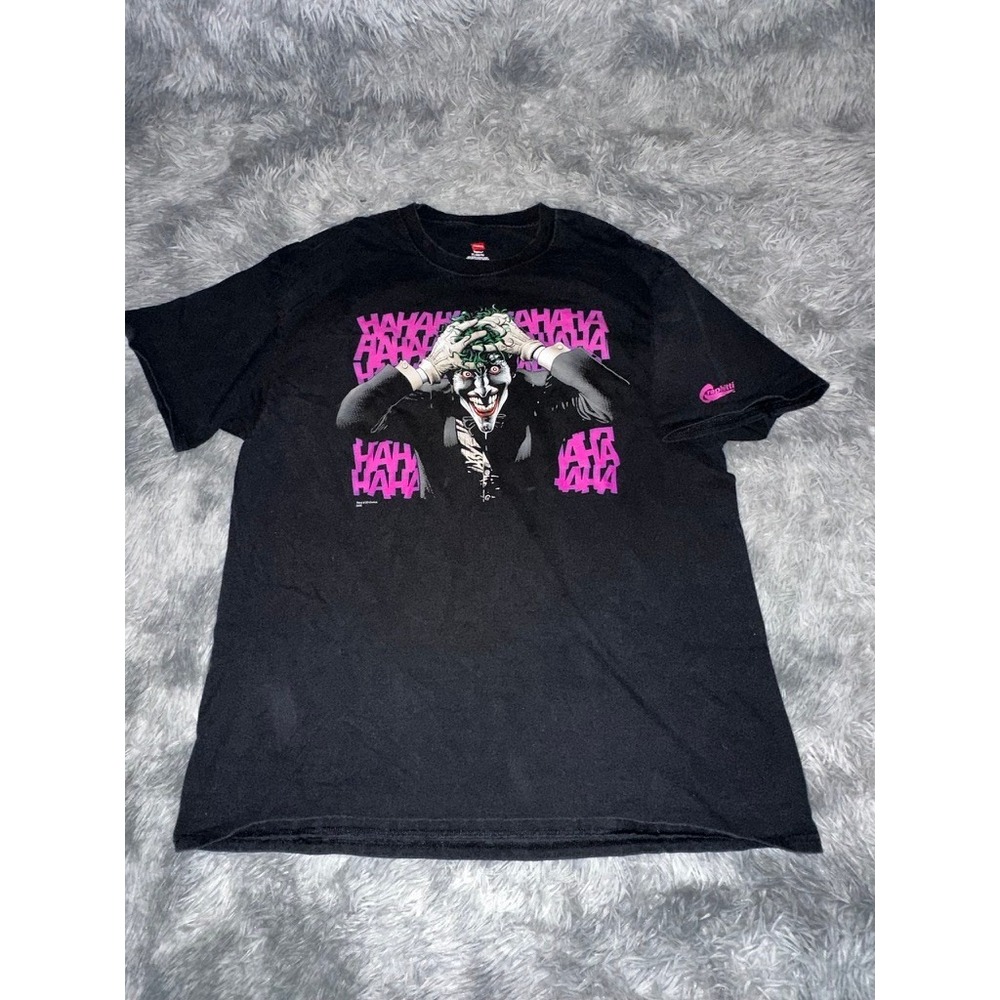 Vintage‎ 2009 DC Comics Joker The Killing Joke Graphic T-Shirt Black XL Hanes